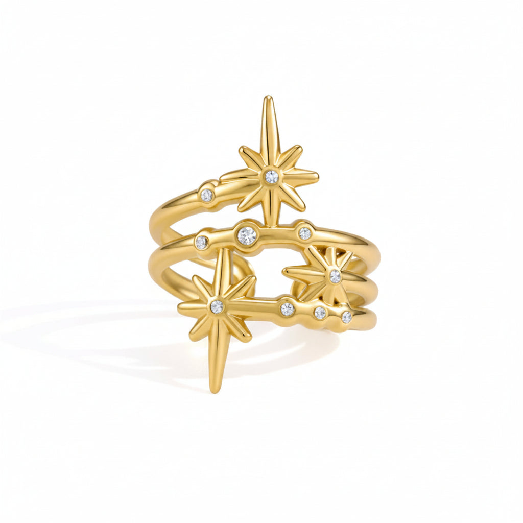 Star Zircon Ring