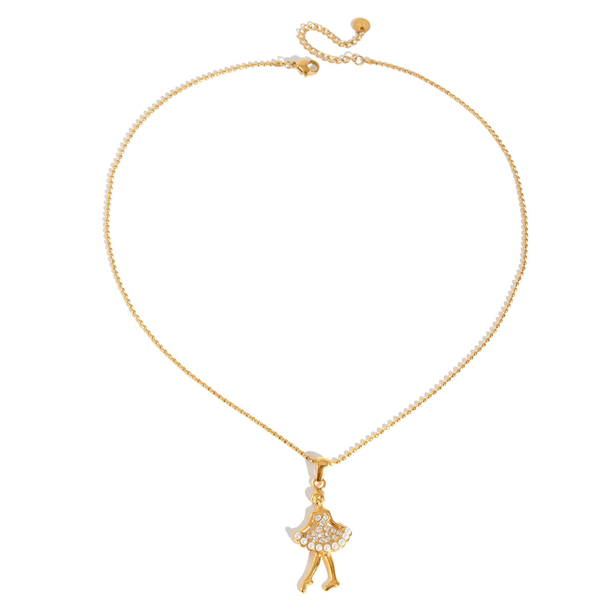 Ballet Girl Necklace