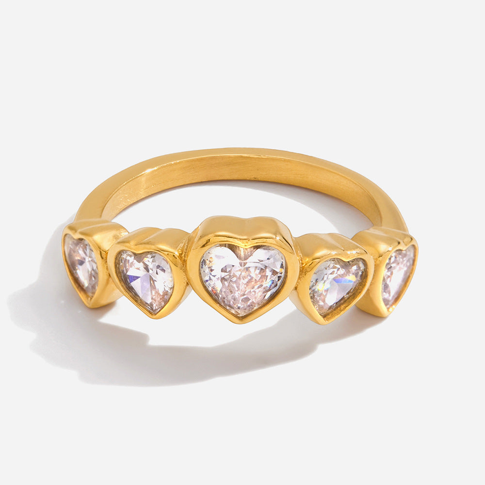 Heart Wavy Ring