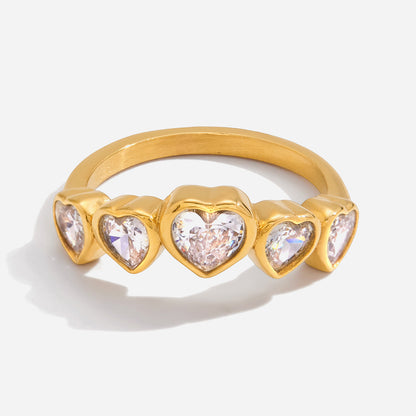Heart Wavy Ring