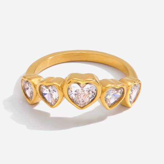 Heart Wavy Ring