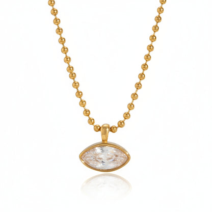 Jewel Bead Chain Necklace