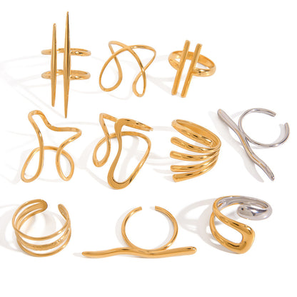 Irregular Line Ring