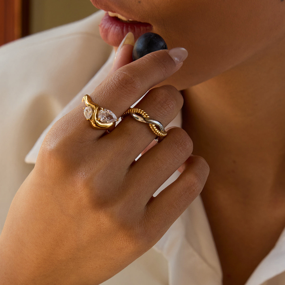 Water Drop Wave Ring