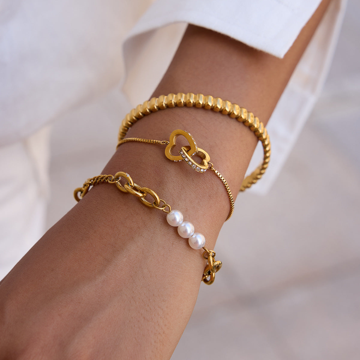 Heart Buckle Bracelet