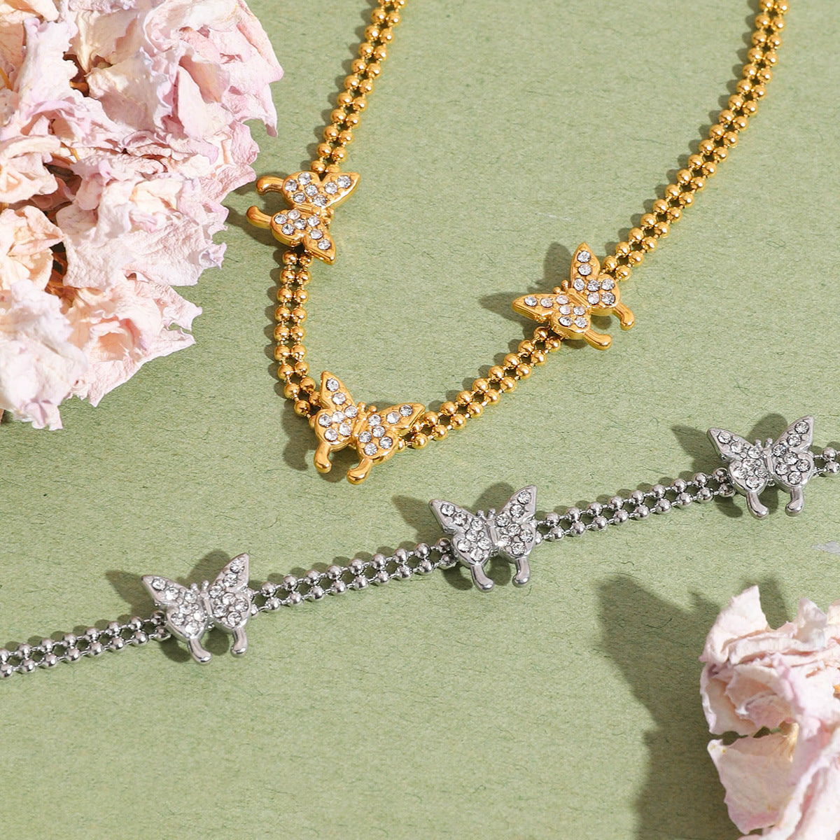 Three Butterfly Bracelet