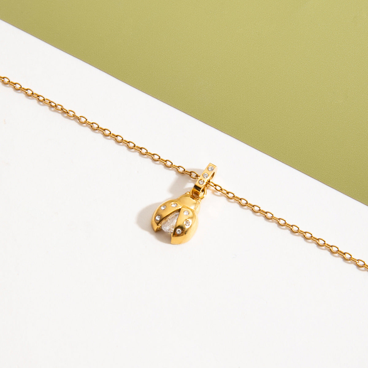 Ladybug Dragonfly Necklace