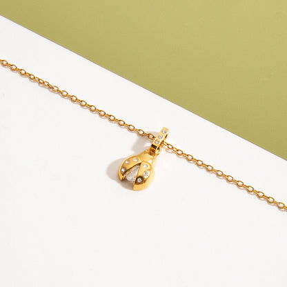 Ladybug Dragonfly Necklace