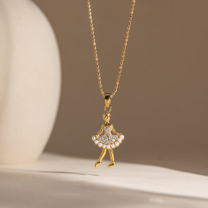 Ballet Girl Necklace