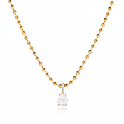 Rhinestone Butterfly Necklace
