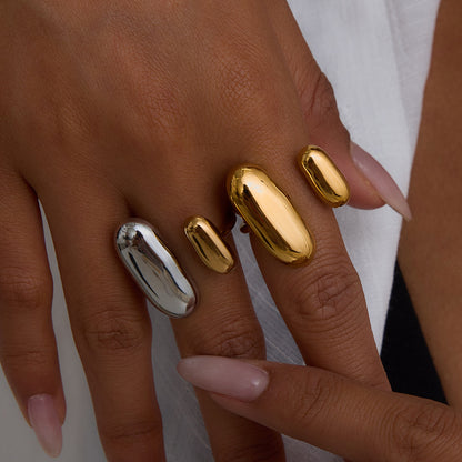 Glossy Oval Ring