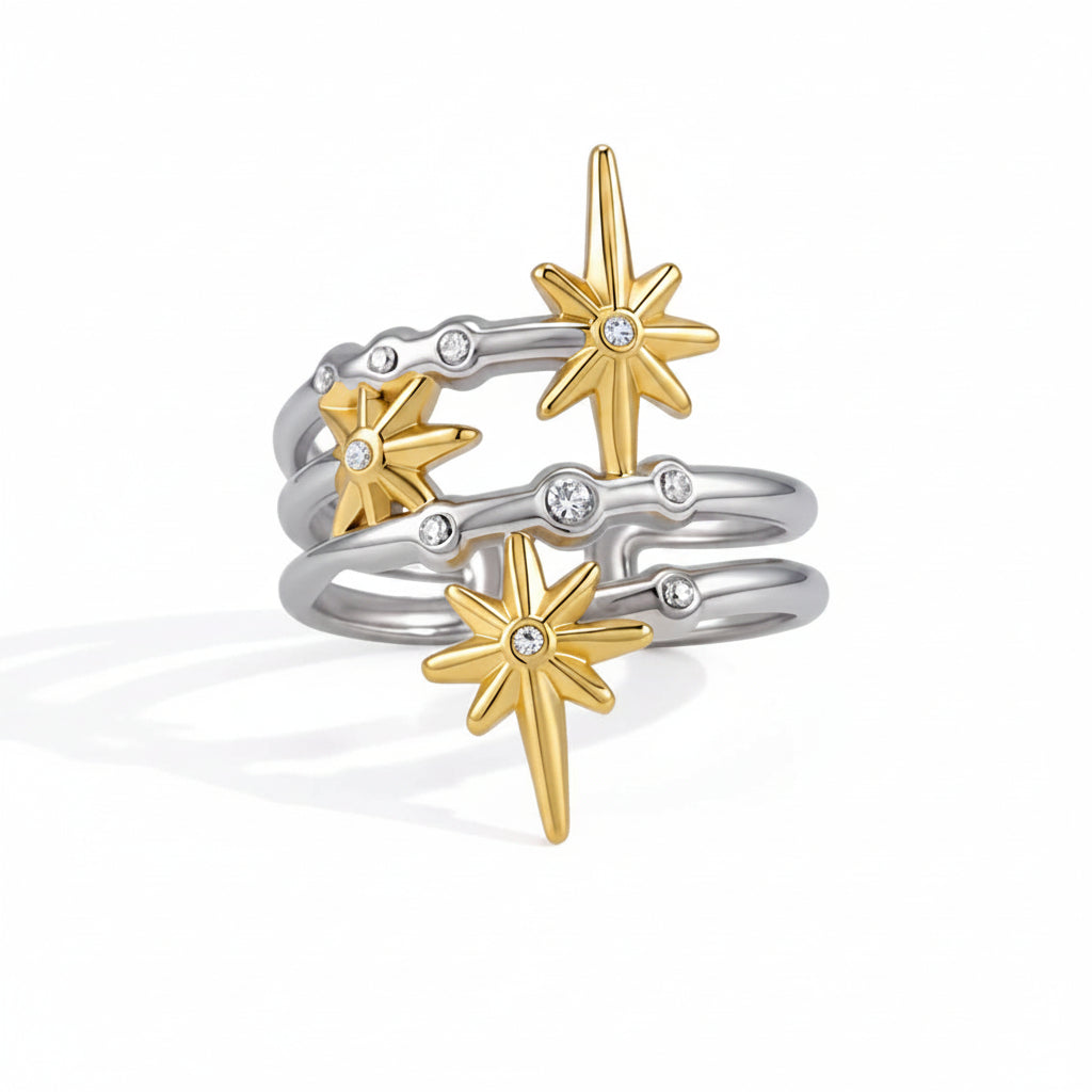 Star Zircon Ring