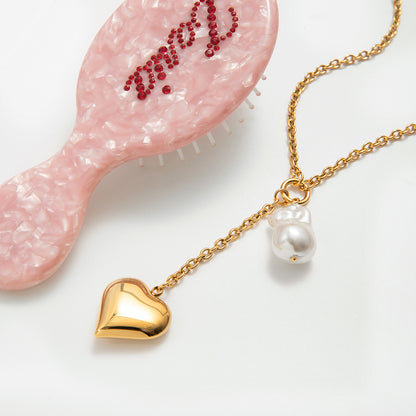 Heart Pearl Necklace