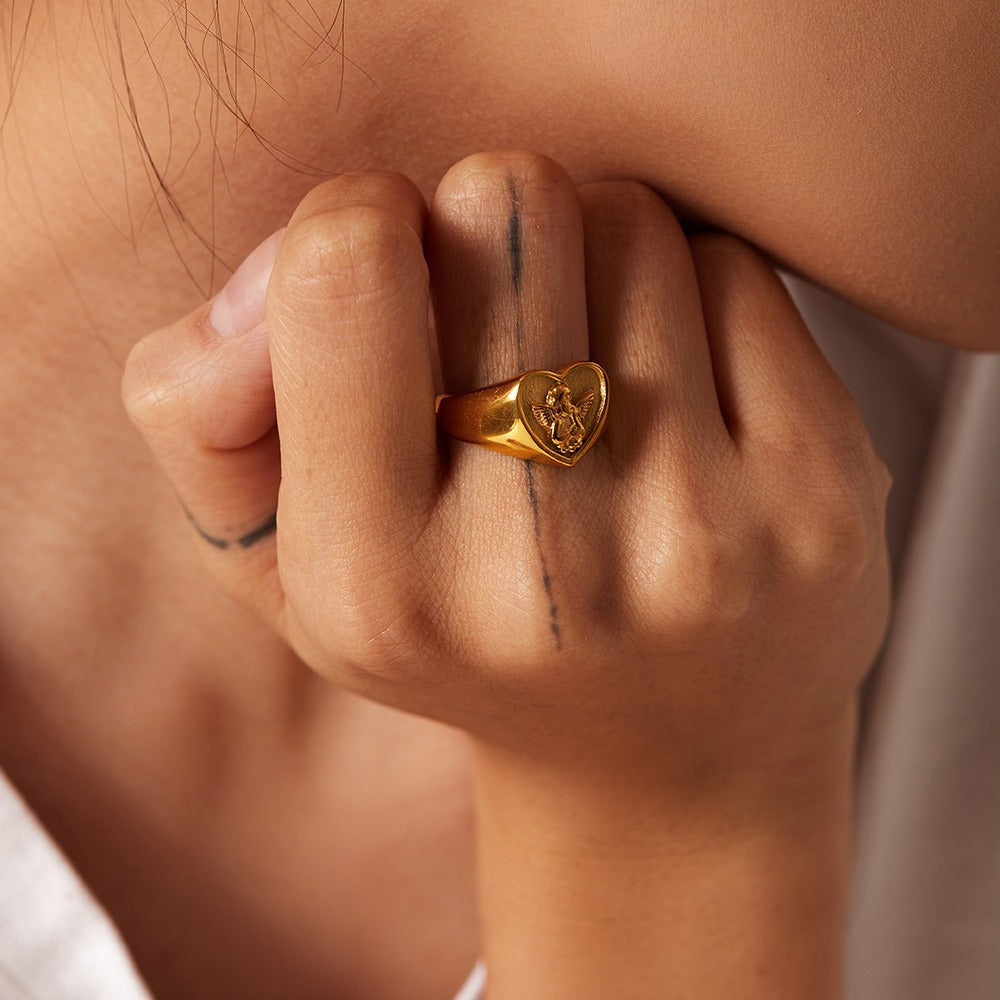 Angel Heart Ring