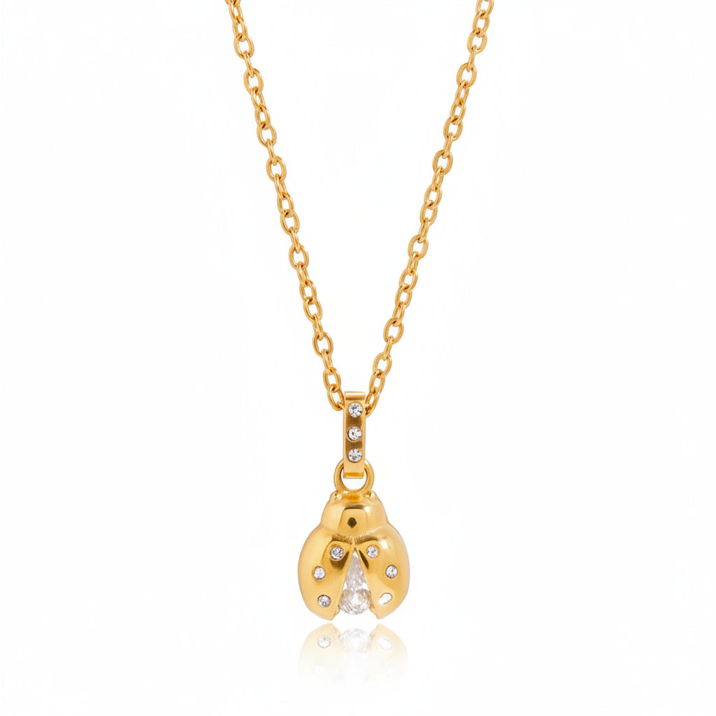 Ladybug Dragonfly Necklace