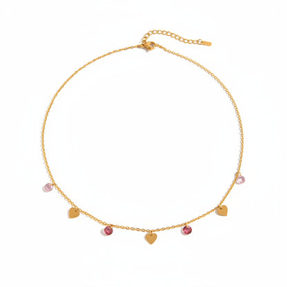 Ladybug Flower Necklace