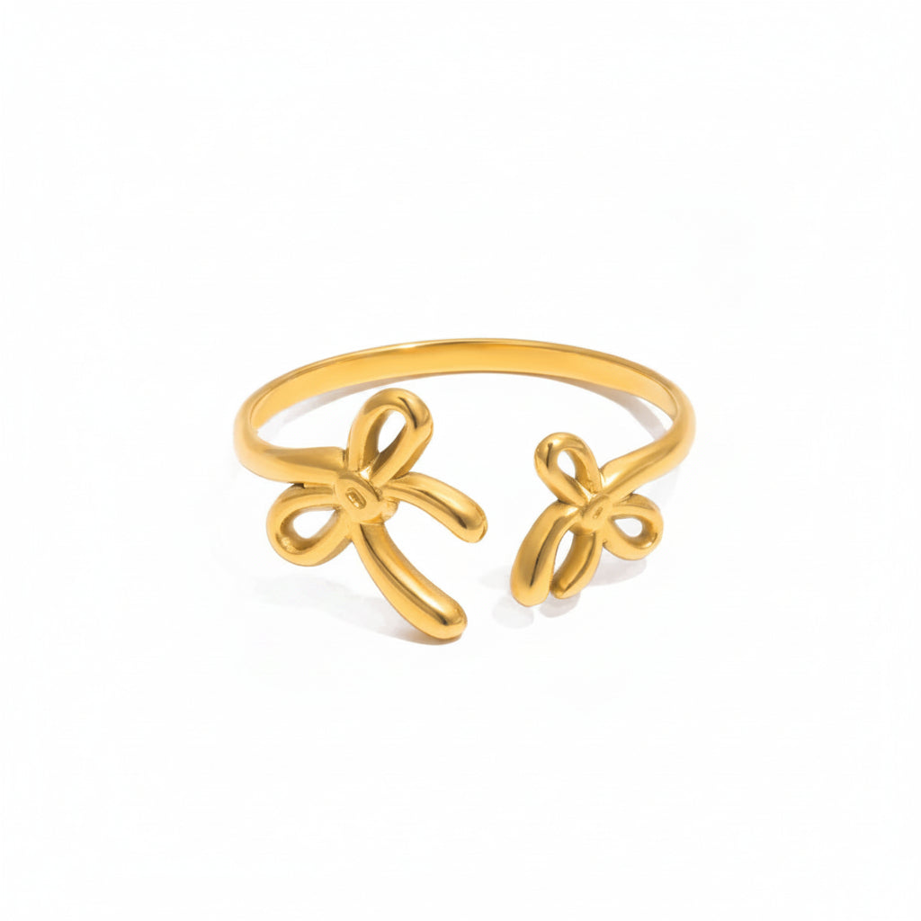 Two Ribbon Ring