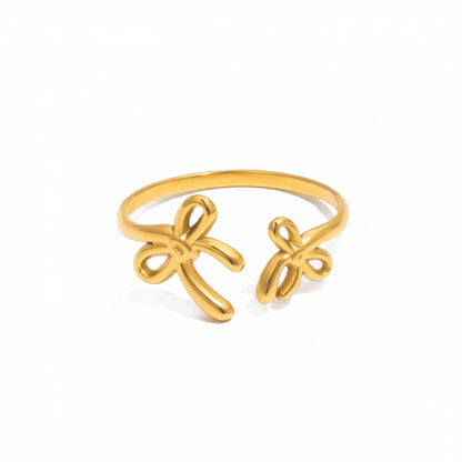 Two Ribbon Ring