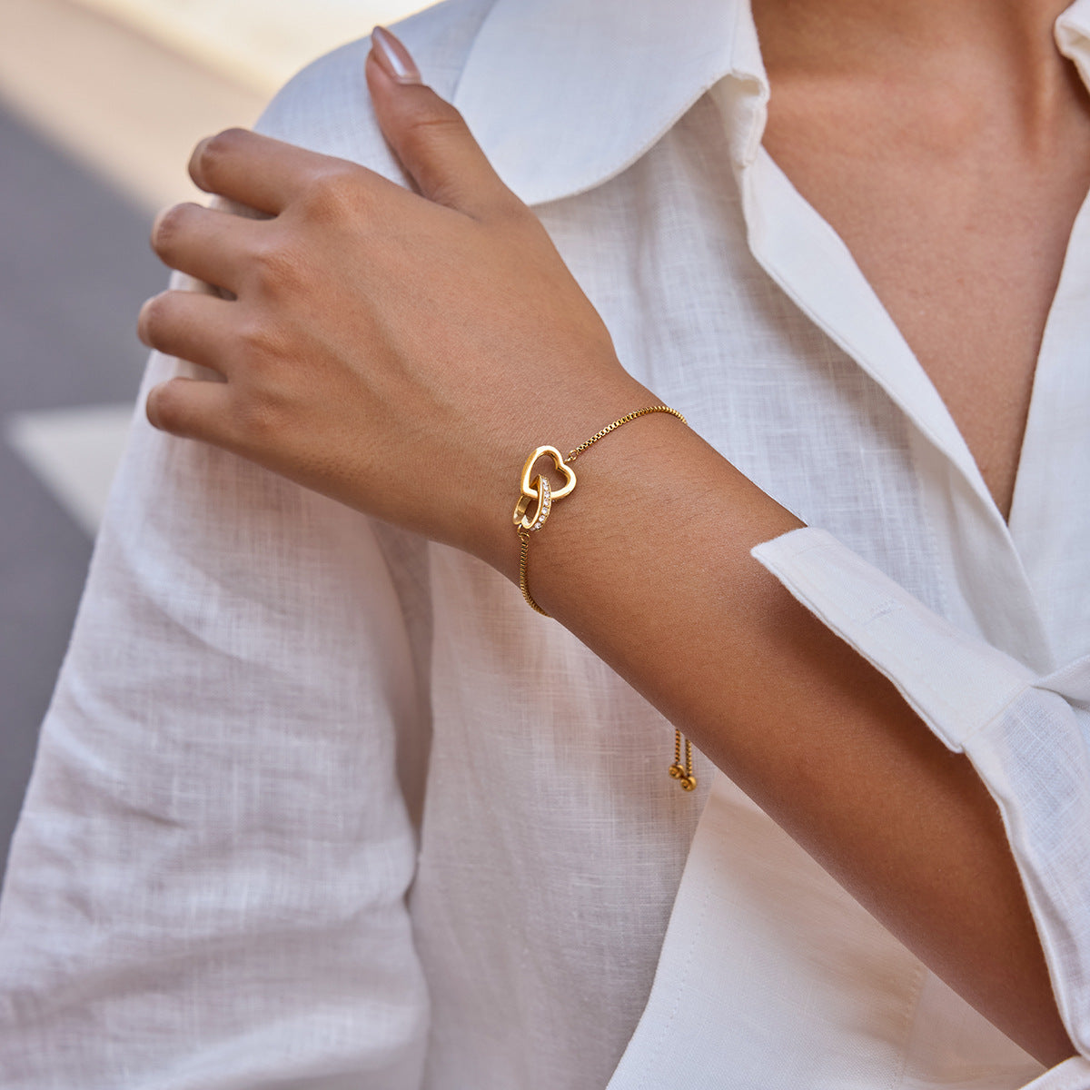 Heart Buckle Bracelet