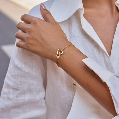 Heart Buckle Bracelet