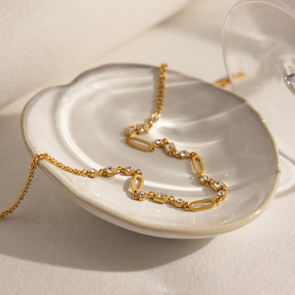 Crystal Chain Necklace