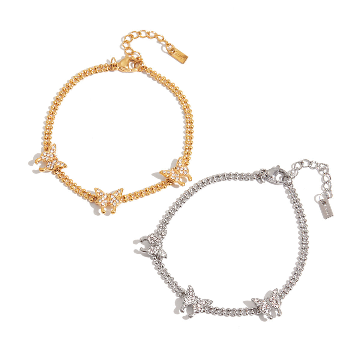 Three Butterfly Bracelet
