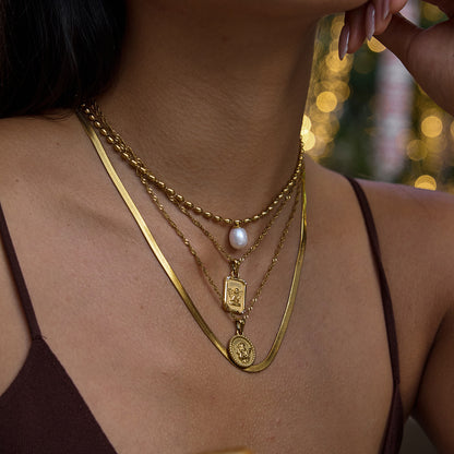 Angel Plate Necklace