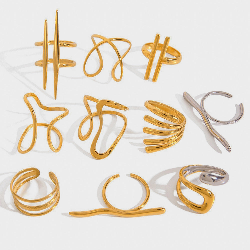 Irregular Line Ring
