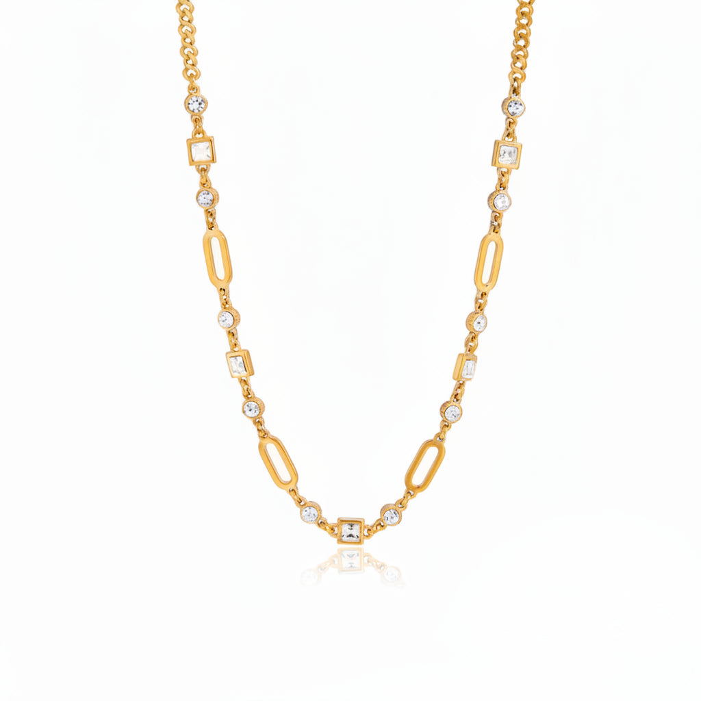 Crystal Chain Necklace