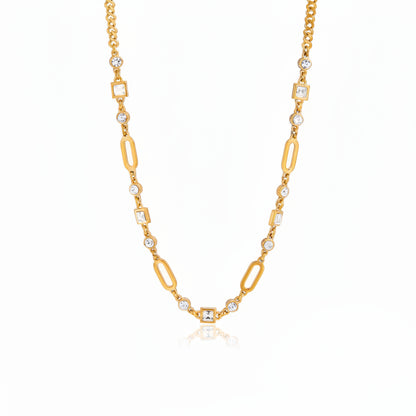 Crystal Chain Necklace