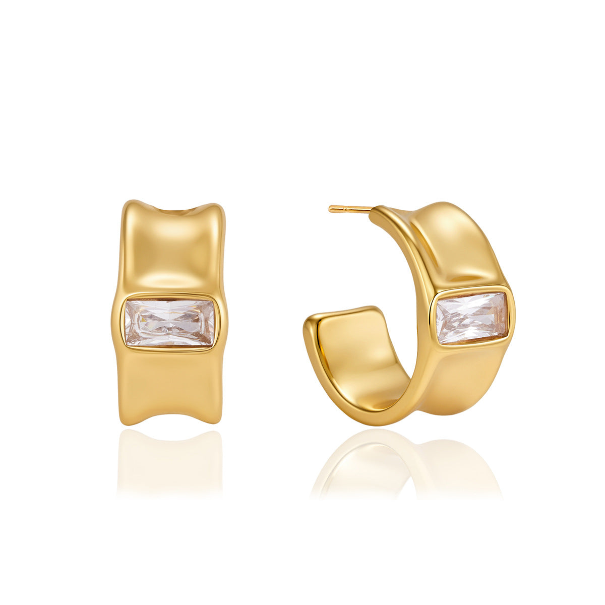 Tan Earrings