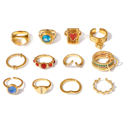 Blue Red Green Ring