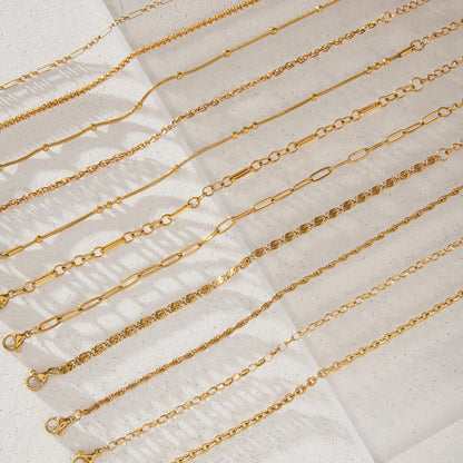 Basic Gold Chain Bracelet
