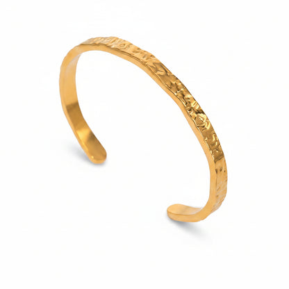 Gold Open Bracelet