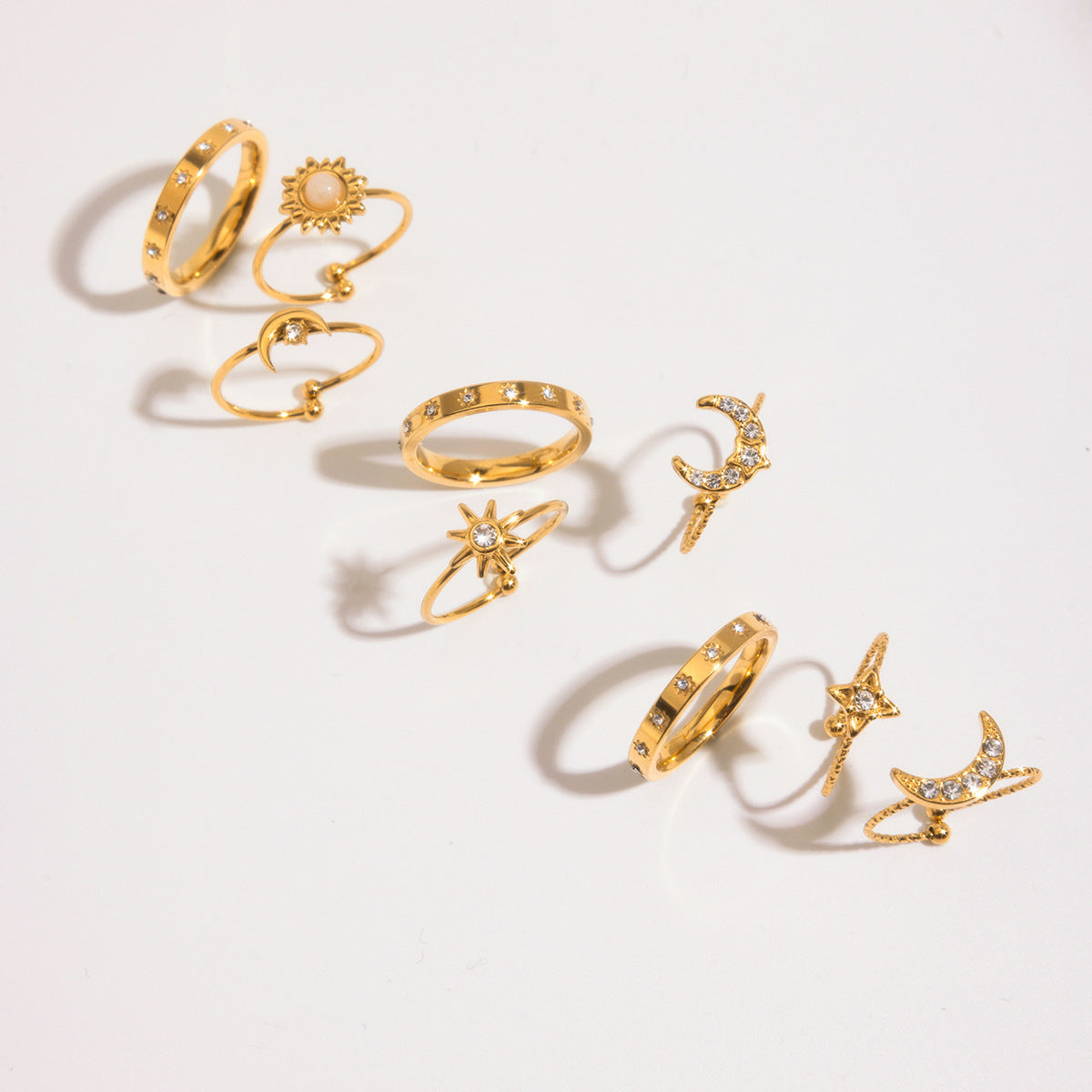 Star Moon Ring