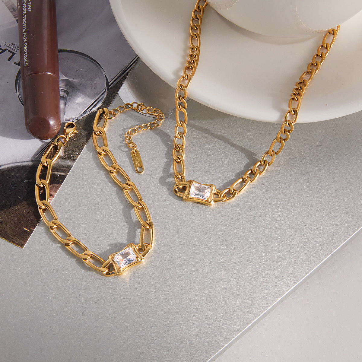 Etta Necklace, Bracelet