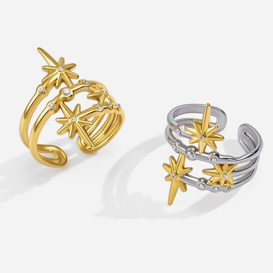 Star Zircon Ring