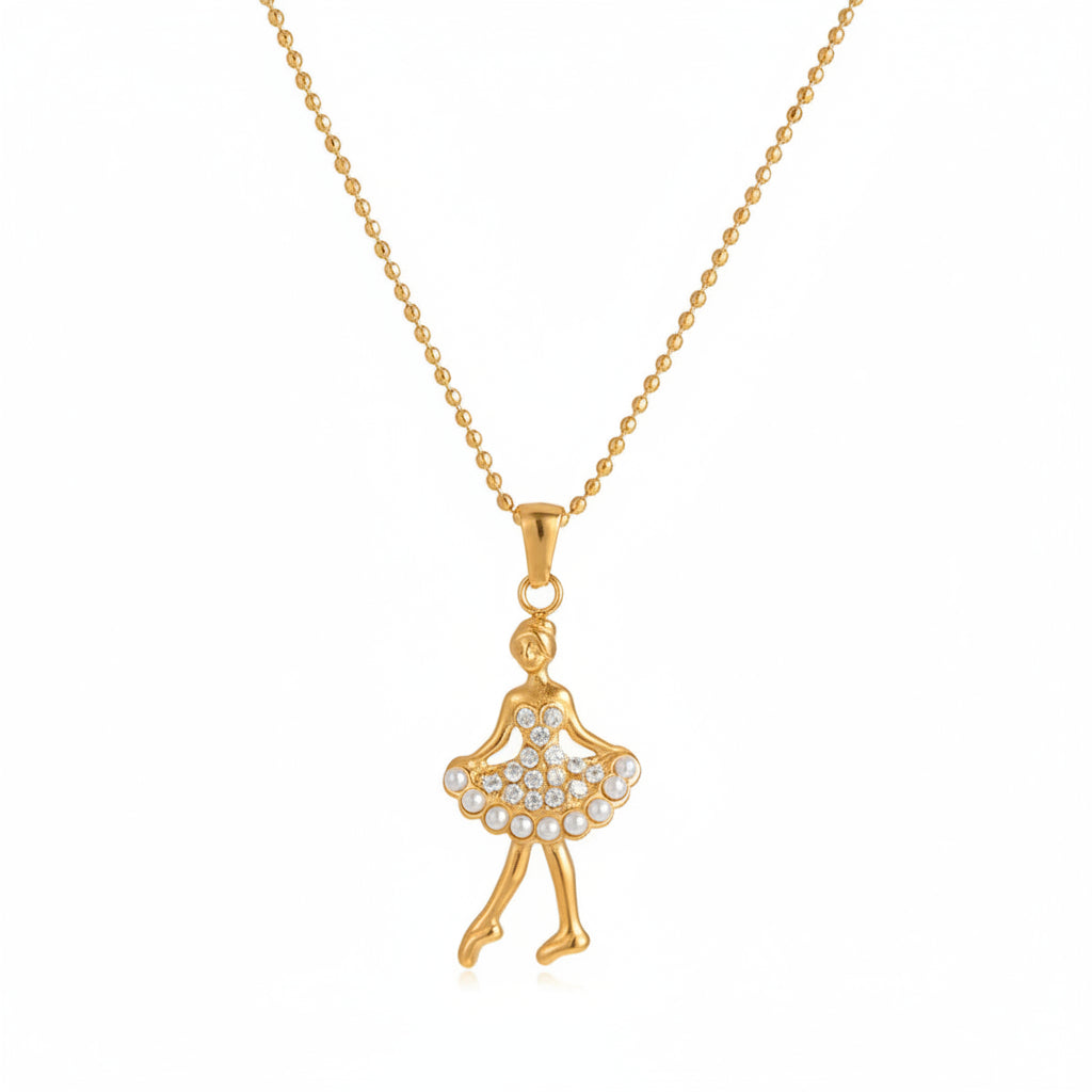 Ballet Girl Necklace