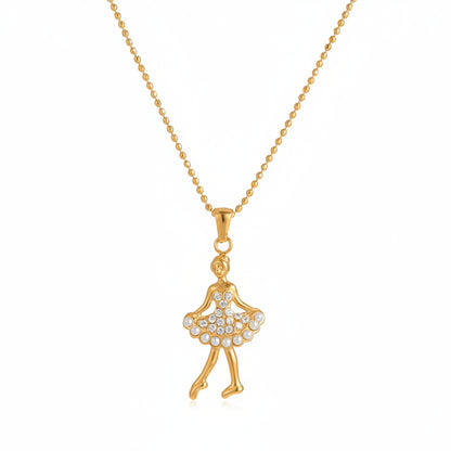 Ballet Girl Necklace