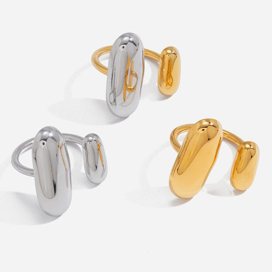 Glossy Oval Ring