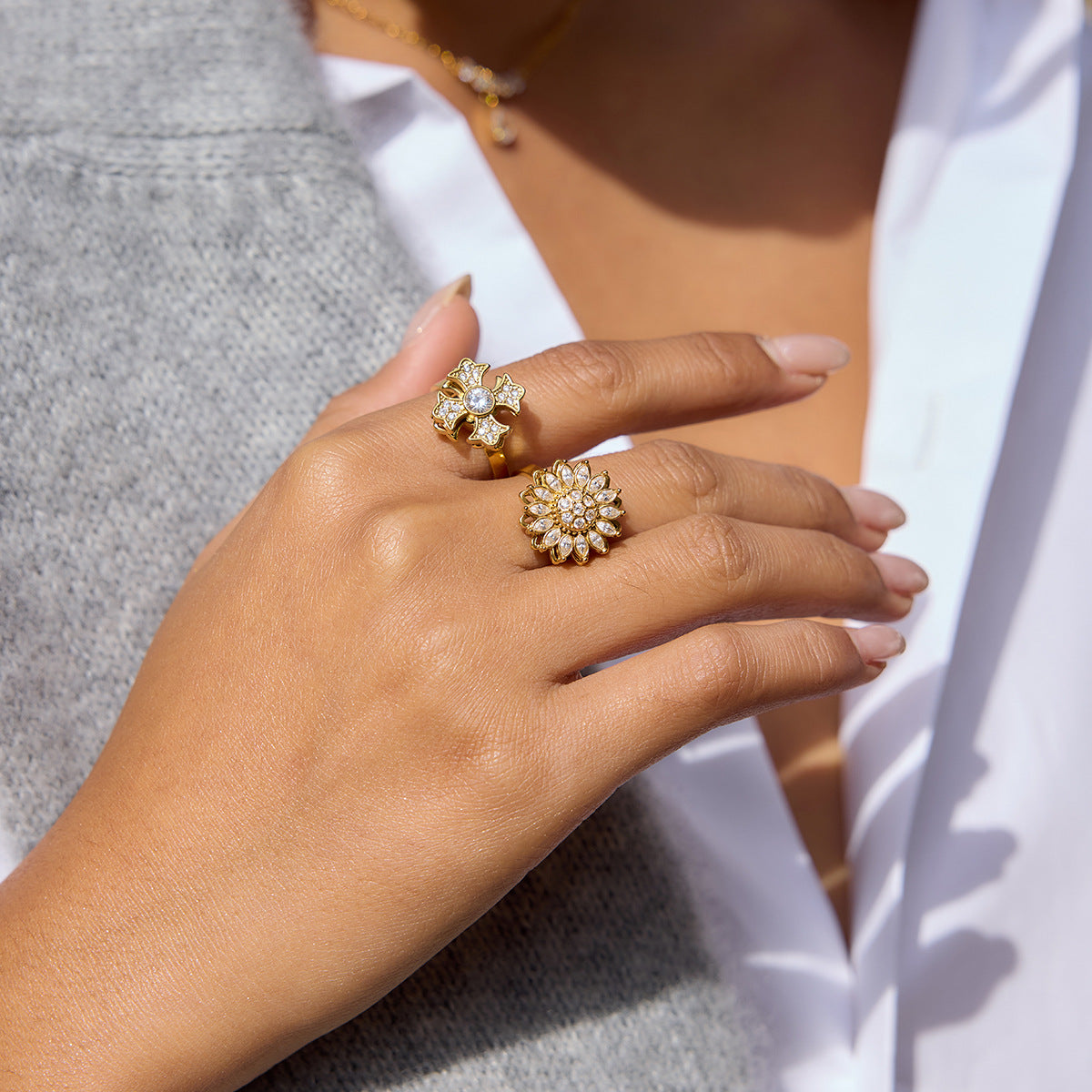 Stress Relief Rotating Ring