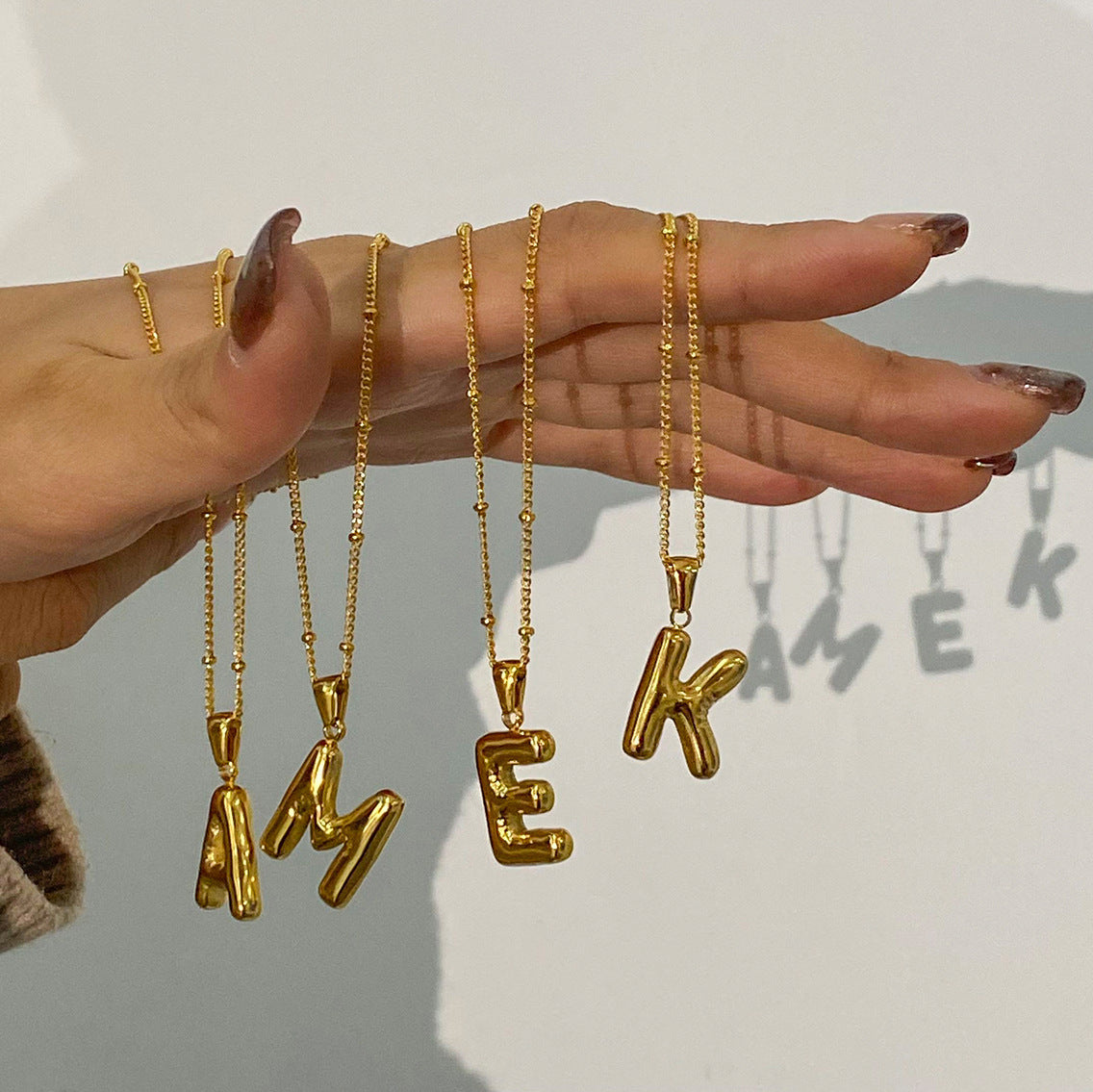 Alphabet Letter Necklace