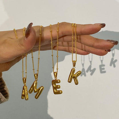 Alphabet Letter Necklace