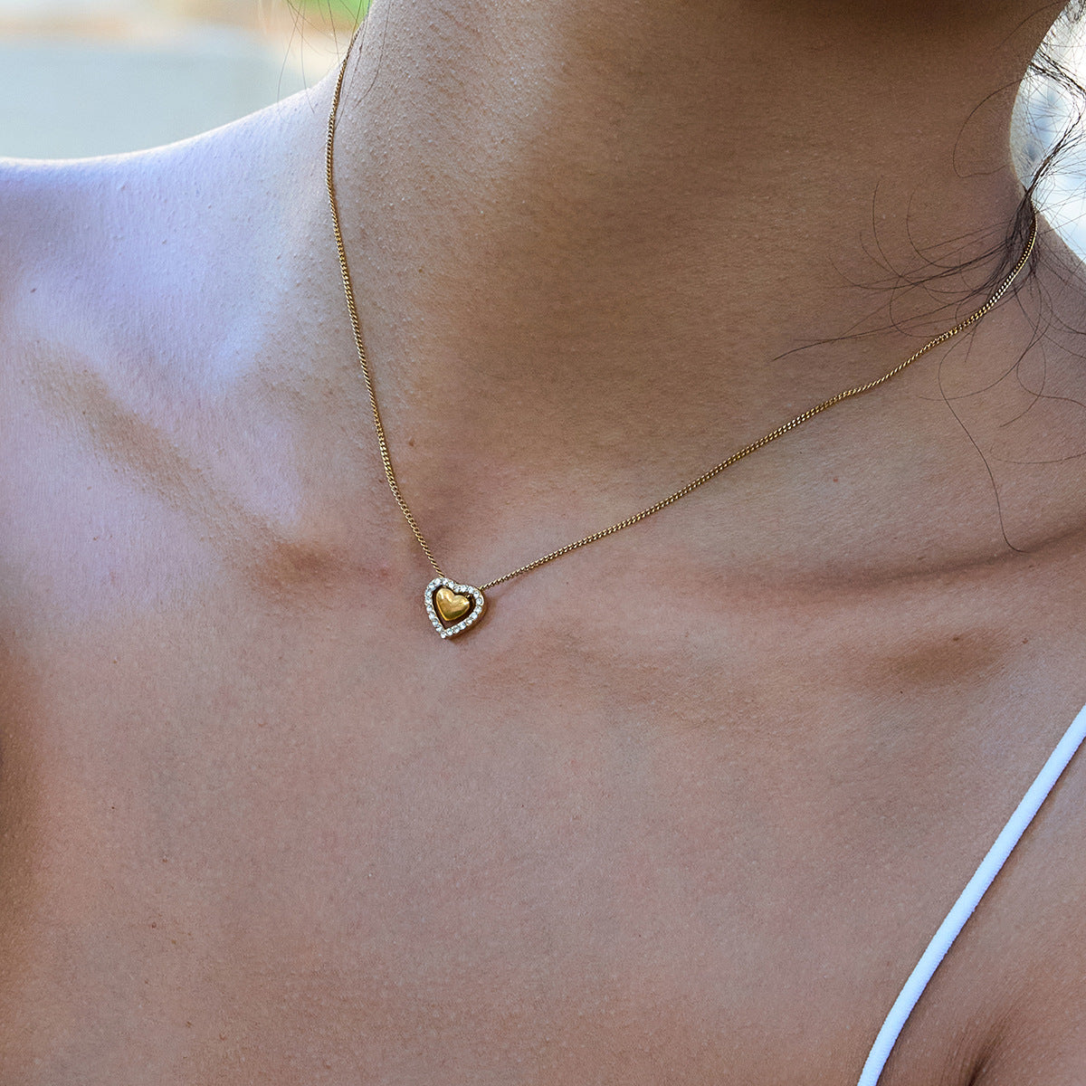 Zee Heart Necklace