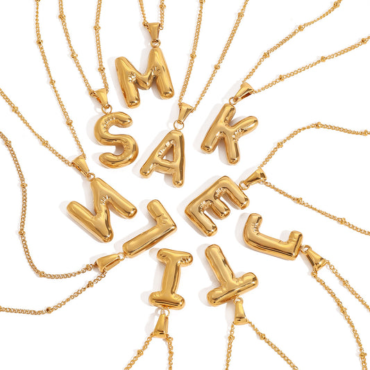 Alphabet Letter Necklace