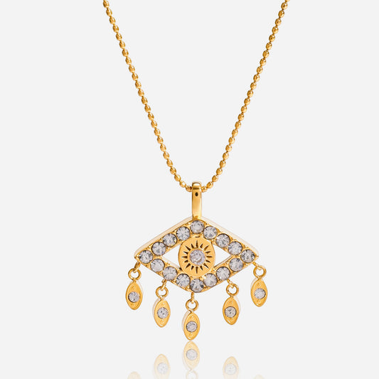 Eye Tassel Necklace