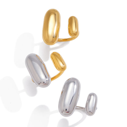 Glossy Oval Ring