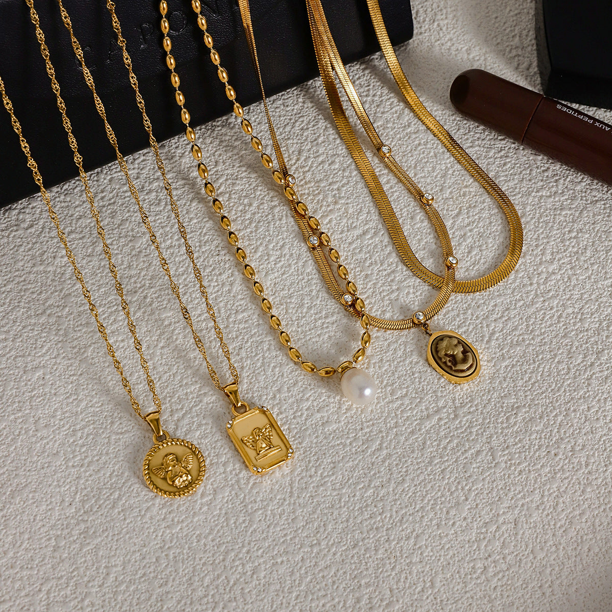 Angel Plate Necklace