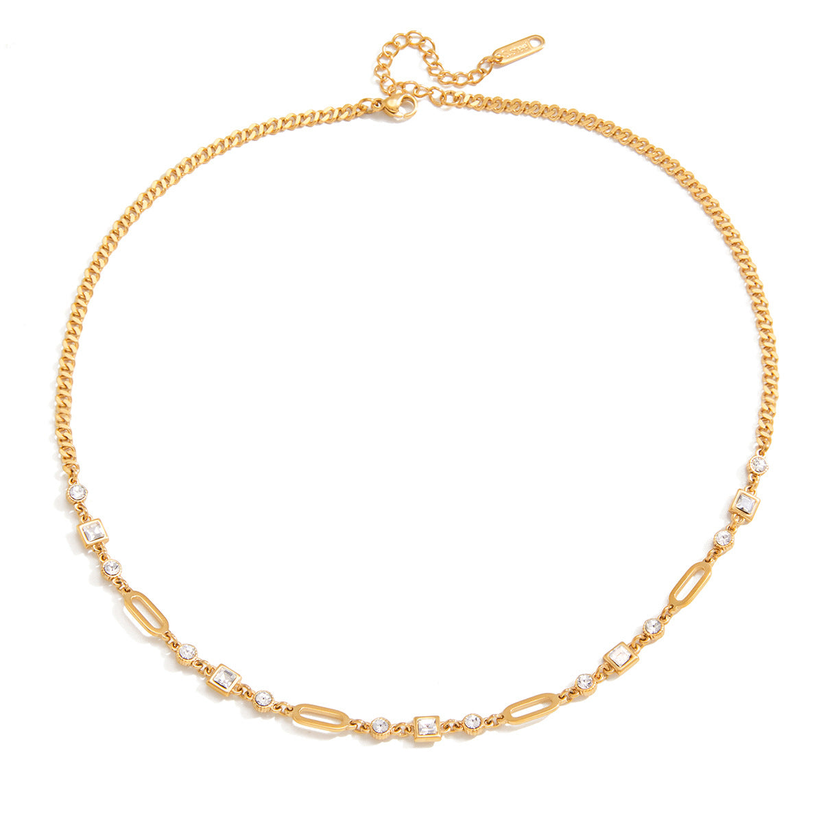 Crystal Chain Necklace
