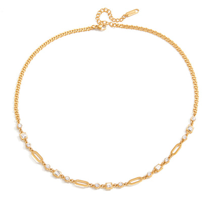 Crystal Chain Necklace